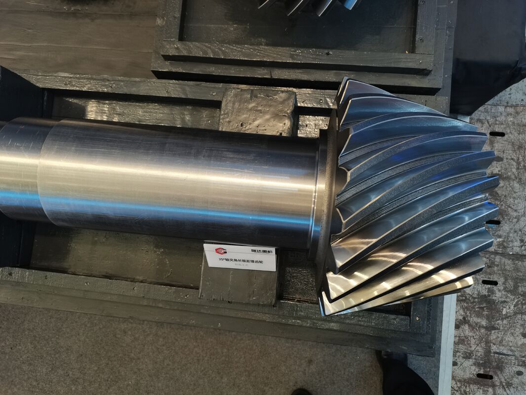 산업 장비용 내마모성 및 매끄러운 마감의 고정밀 스파이럴 베벨 기어 세트